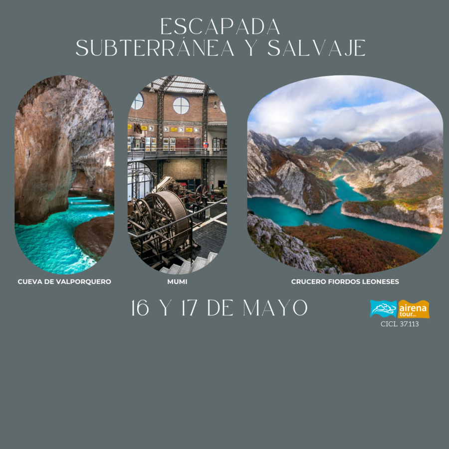 ESCAPADA SUBTERRÁNEA Y SALVAJE #CUEVA DE VALPORQUERO #FIORDOS LEONESES  #16 Y 17 MAYO