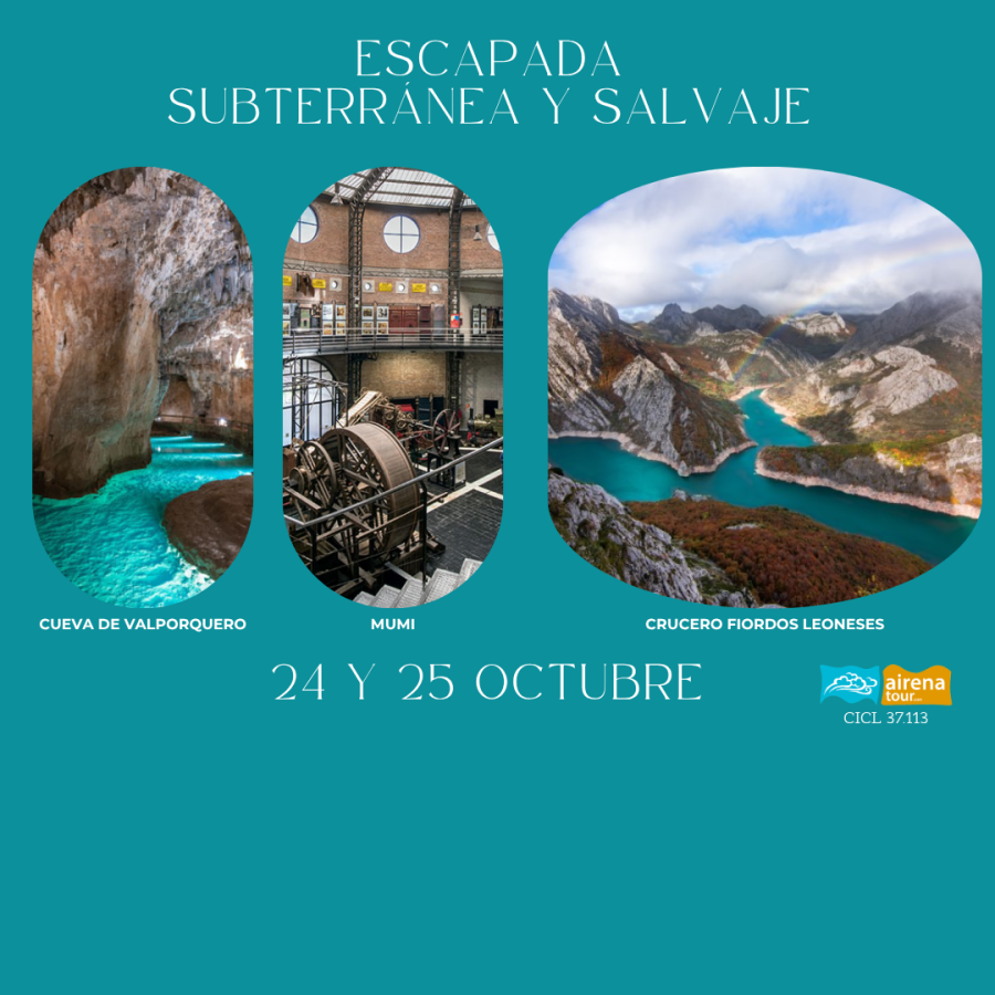 CUEVA DE VALPORQUERO Y FIORDOS LEONESES # 24 Y 25 DE OCTUBRE 2026